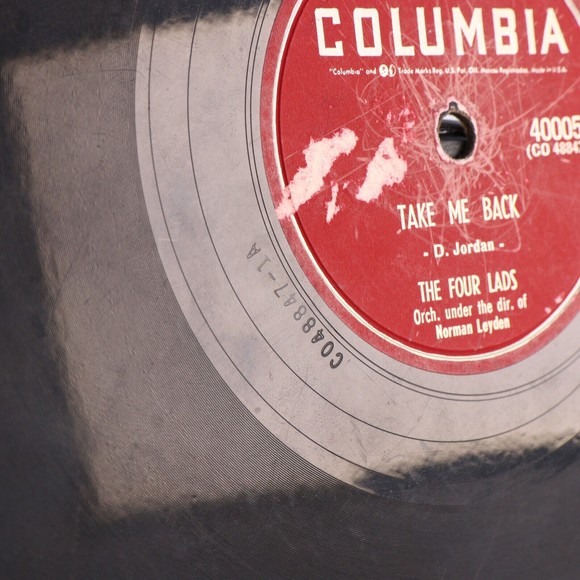 The Four Lads – Down By The River Side / Take Me Back - 1953 78 rpm Record 40005 - Picture 11 of 15